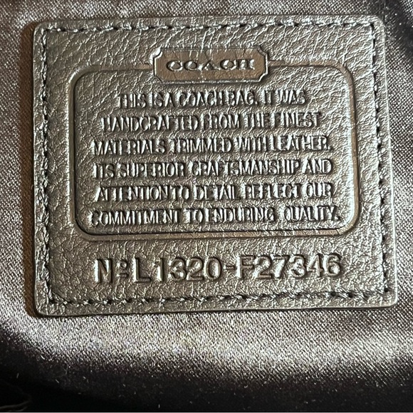 Coach Taylor Zebra Flap Satchel - Picture 12 of 14